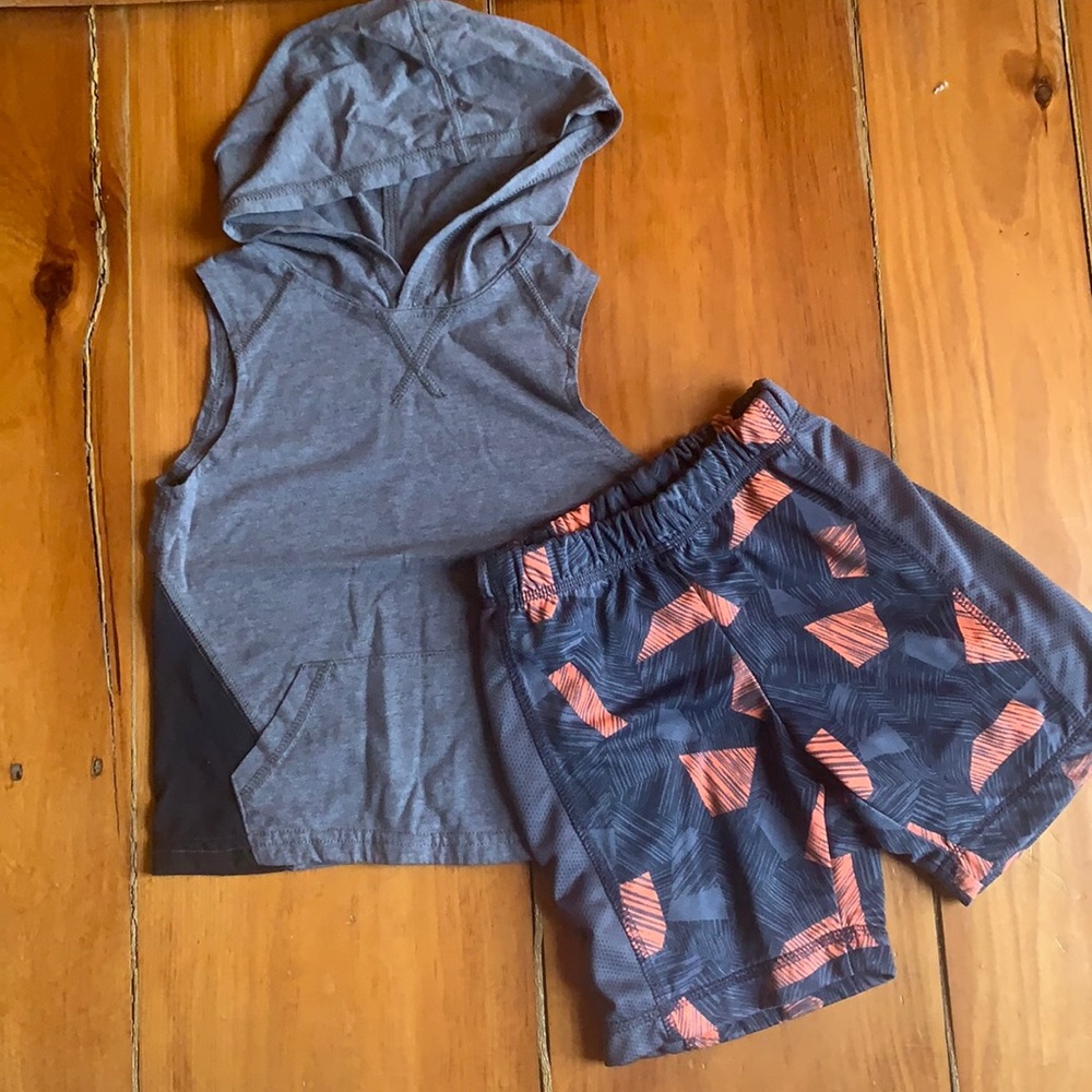 FabKids Hooded Tank Top Outfit